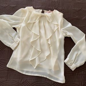 Girls dressy chiffon blouse